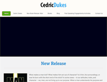 Tablet Screenshot of cedricdukes.com